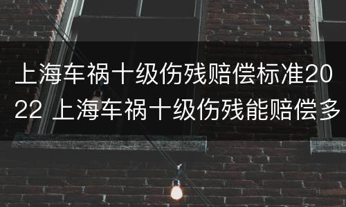 上海车祸十级伤残赔偿标准2022 上海车祸十级伤残能赔偿多少钱2021年
