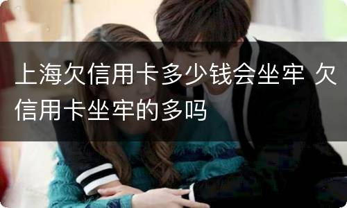 上海欠信用卡多少钱会坐牢 欠信用卡坐牢的多吗