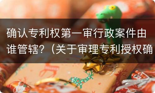 确认专利权第一审行政案件由谁管辖?（关于审理专利授权确权行政案件若干问题的规定）