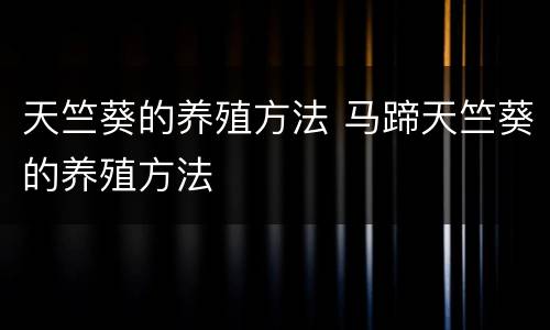 天竺葵的养殖方法 马蹄天竺葵的养殖方法