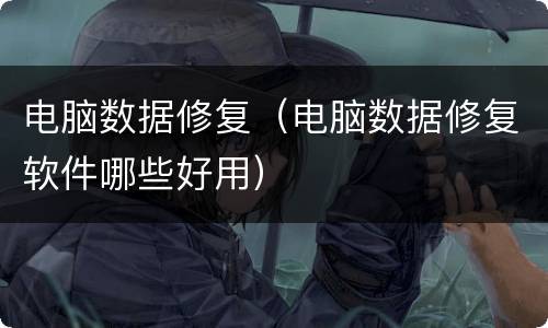 电脑数据修复（电脑数据修复软件哪些好用）