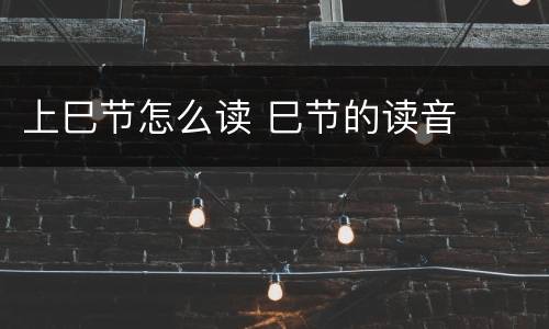 上巳节怎么读 巳节的读音