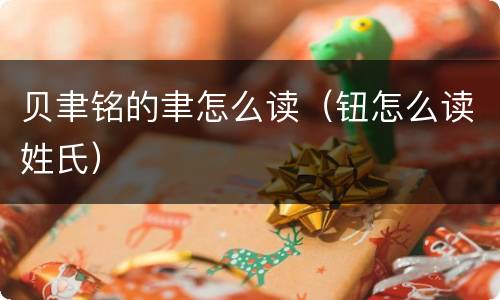 贝聿铭的聿怎么读（钮怎么读姓氏）