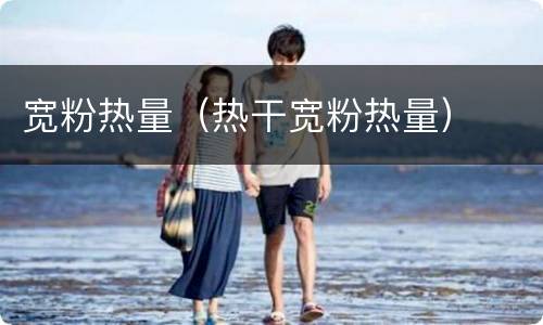 宽粉热量（热干宽粉热量）