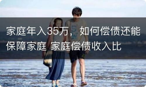 家庭年入35万，如何偿债还能保障家庭 家庭偿债收入比