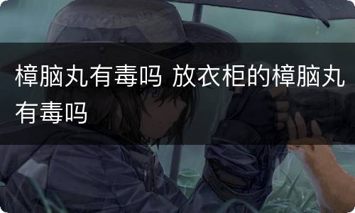 樟脑丸有毒吗 放衣柜的樟脑丸有毒吗