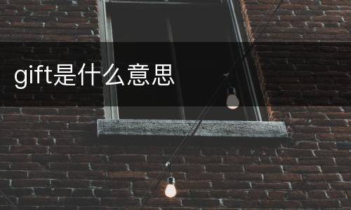 gift是什么意思