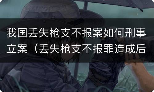 我国丢失枪支不报案如何刑事立案（丢失枪支不报罪造成后果）