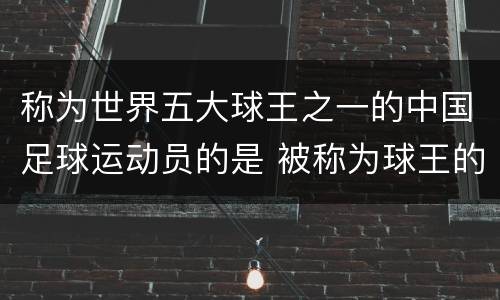 称为世界五大球王之一的中国足球运动员的是 被称为球王的足球运动员